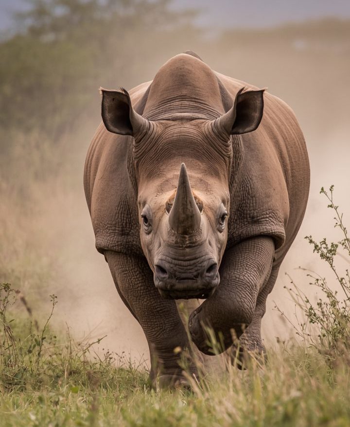 Rhino in ngorongoro